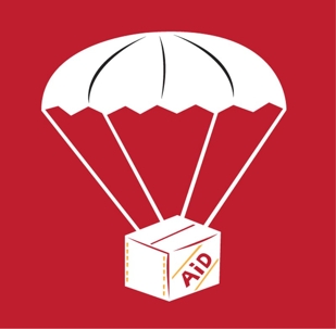 Graphic of an Aid Drop